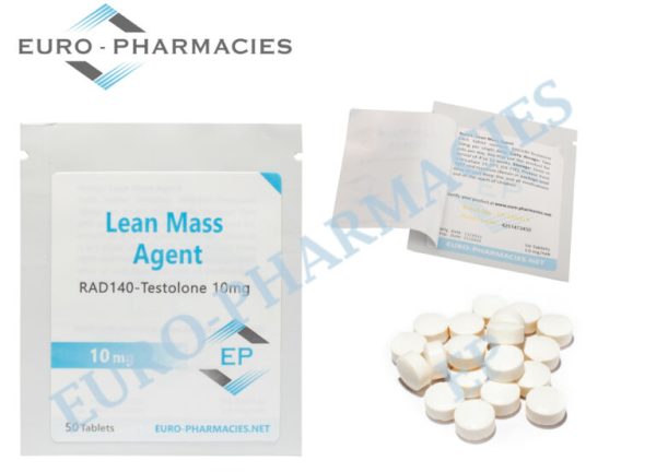 Euro Pharmacies Lean Mass (RAD140) – 10mg/tab- 50 tab